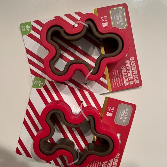 Sandwich Cutter & Sealer  /‎ Cookie Cutters (2 packs / 2  per pack) NEW. (h/x) - Picture 3 of 7